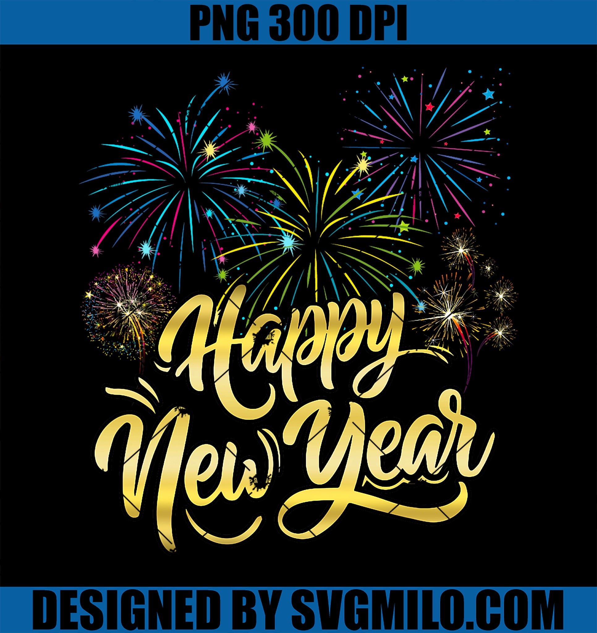 New Year Eve Party Supplies NYE 2025 Happy New Year PNG