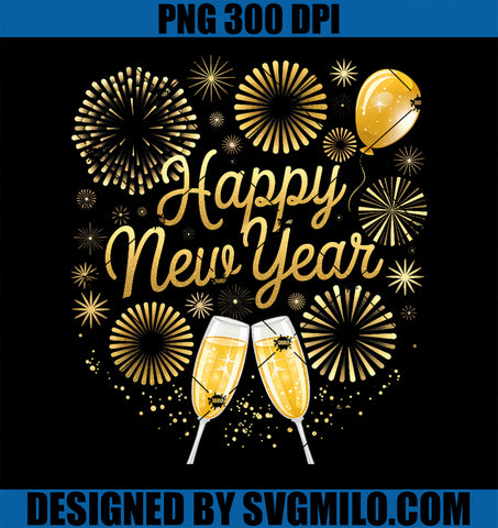 New Years Eve Party Supplies NYE Matching Happy New Year PNG