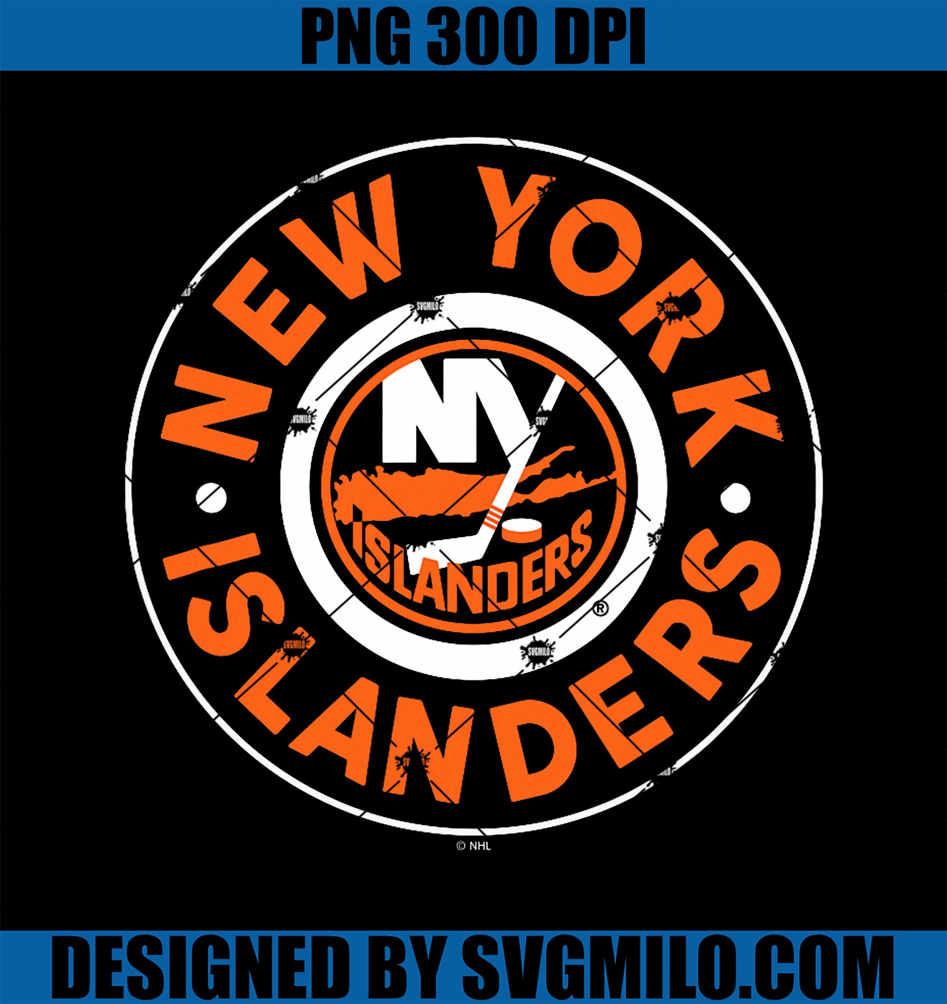 New York Islanders Symbol Royal Officially Licensed PNG