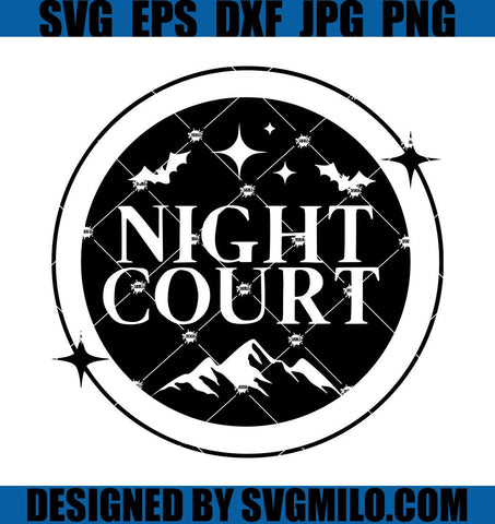 Night Court Badge SVG