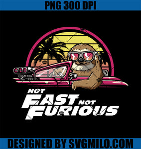 Not Fast Not Furious PNG, Sloth PNG