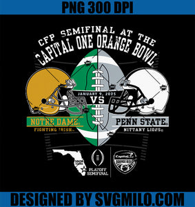 Notre Dame vs Penn State Orange Bowl 2024-25 CFP Semi PNG