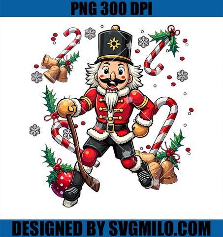 Nutcracker Playing Hockey Christmas Xmas PNG