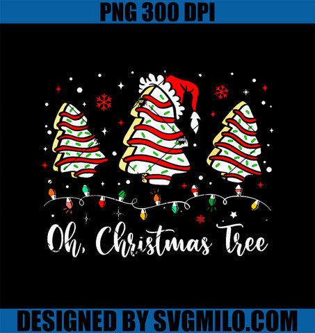 Oh Christmas Tree Cakes Debbie Becky Jen Cake Lovers Xmas PNG