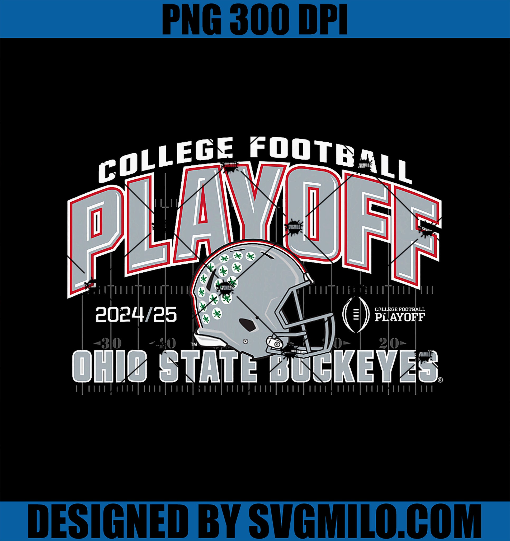 Ohio State Buckeyes College Football Playoff CFP 2024-2025 PNG