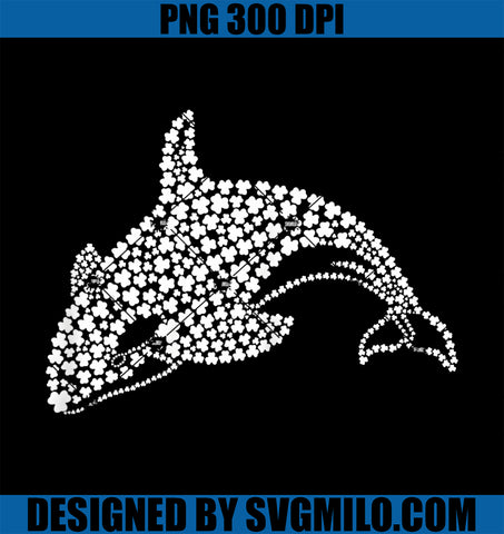 Orca Whale St Patricks Day PNG, Saint Patricks Day PNG