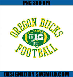 Oregon Ducks Big 10 Football Huddle Officially Licensed PNG