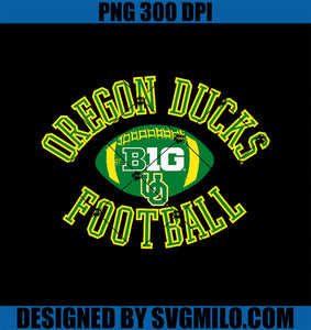 Oregon Ducks Big 10 Football Huddle Officially Licensed PNG