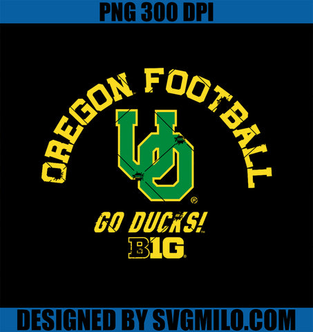 Oregon Ducks Big 10 Football Officially Licensed PNG