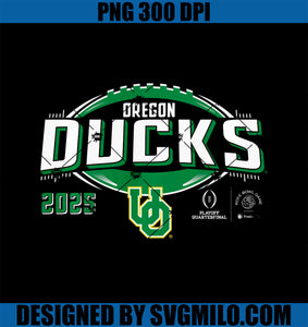 Oregon Ducks CFP Quarterfinal Rose Bowl 2024-2025 PNG