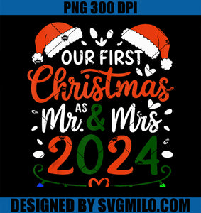 Our First Christmas As Mr & Mrs 2024 PNG