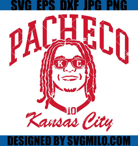 Pacheco SVG, Kansas City Chiefs SVG, Football NFL SVG