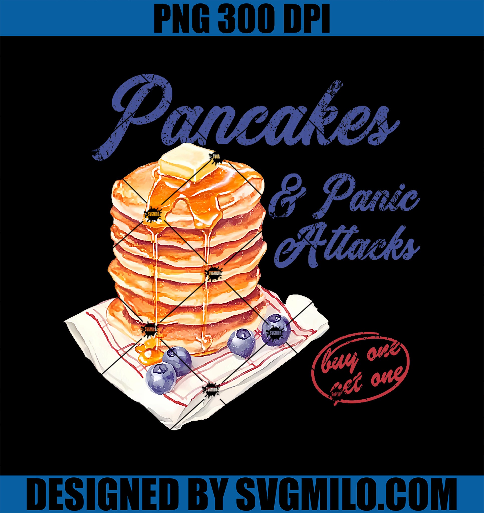 Pancakes And Panic Attacks PNG