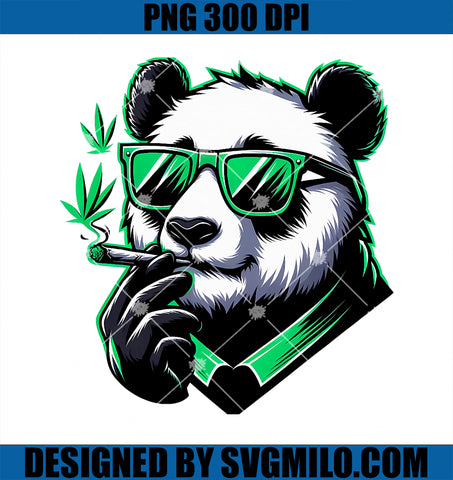 Panda Smoking Weed Marijuana Cannabis Stoner PNG