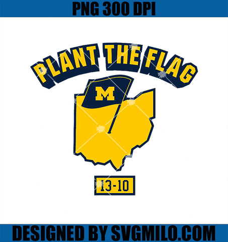 Plant the Flag 2024 PNG, Michigan Football PNG