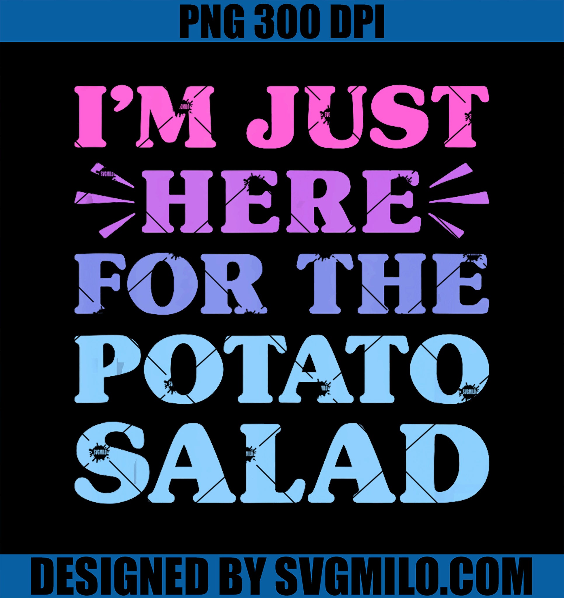 Potato Salad I Love Potato Salad Funny Food Lover PNG