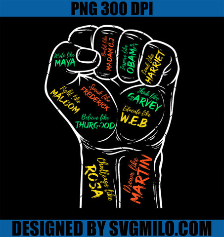 Power Fist Hand PNG, Inspiring Black Leaders Black History PNG