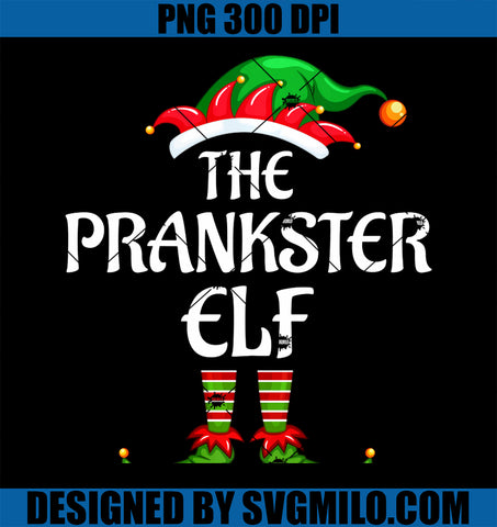 Prankster Elf Matching Family Group Christmas PNG