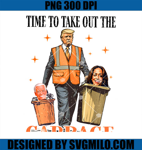 President 47 Winner Kamala Election Garbage Truck Trash 2024 PNG