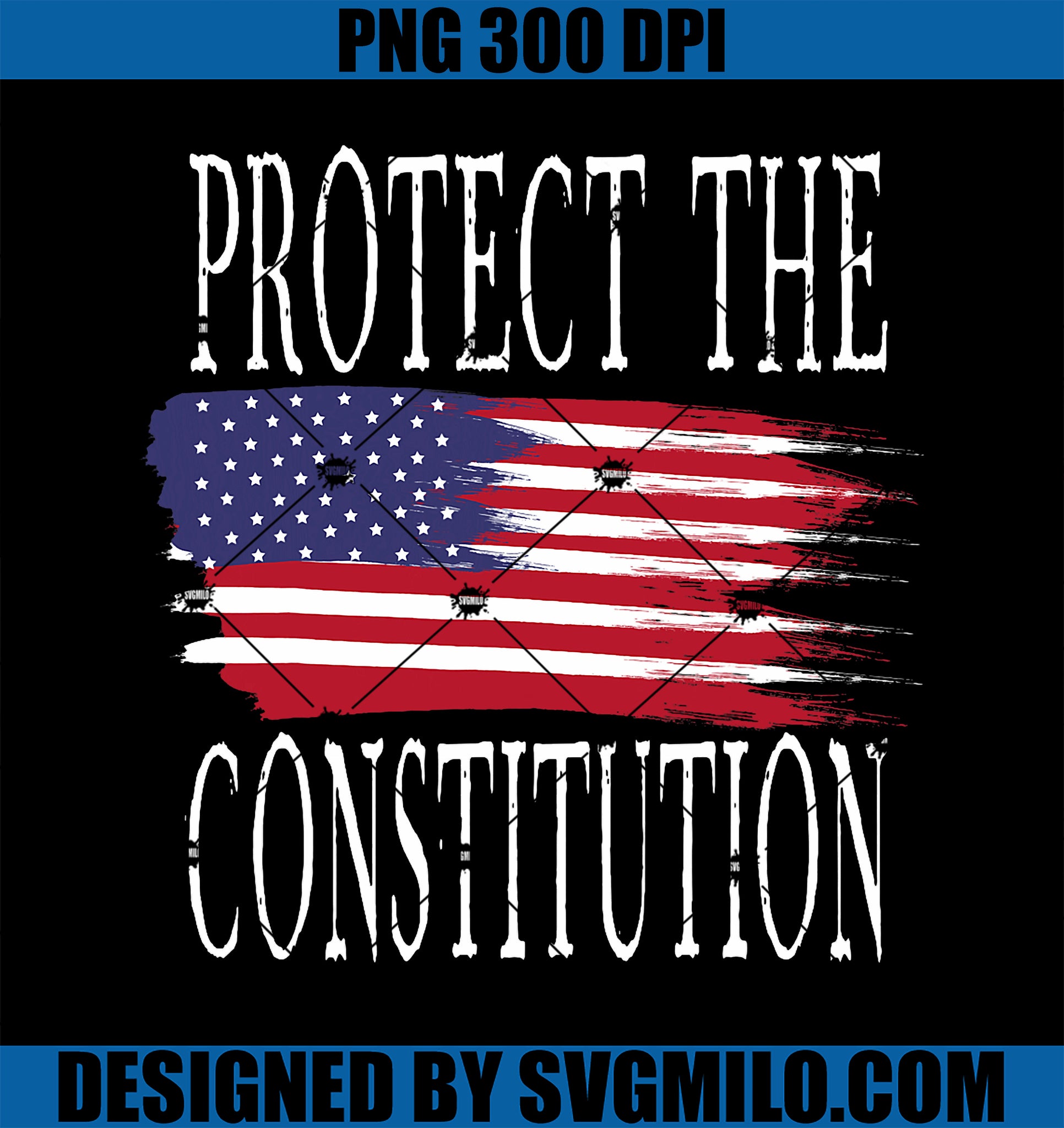 Protect The Constitution Of the United States PNG, US Flag PNG