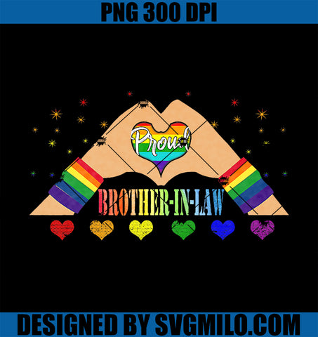 Proud Brother-In-Law PNG, LGBT Pride Month Rainbow Flag LGBTQ PNG