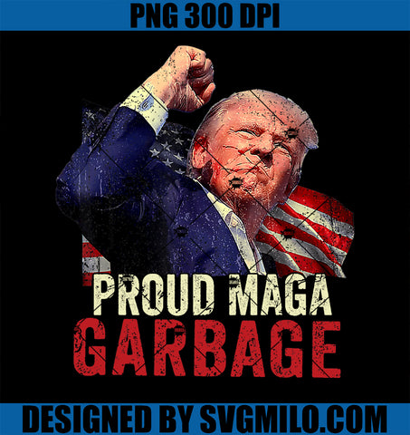 Proud MAGA Garbage Trump Supporter PNG