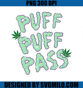 Puff Puff _n Pass Happy 420 Day Cannabis Weed Marijuana Leaf PNG