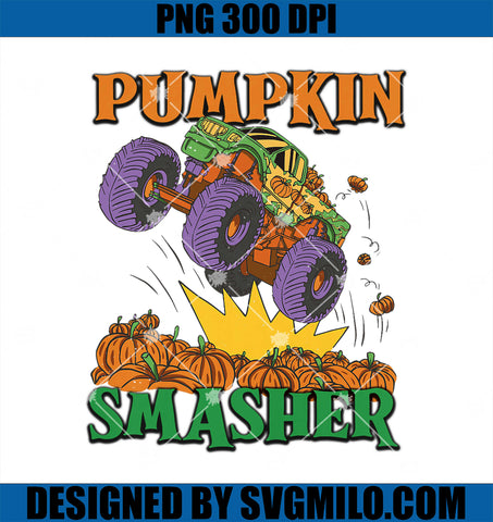Pumpkin-Smasher PNG, Monster Truck Halloween PNG