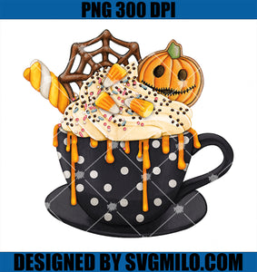 Pumpkin Spice Latte PNG, Halloween Latte PNG