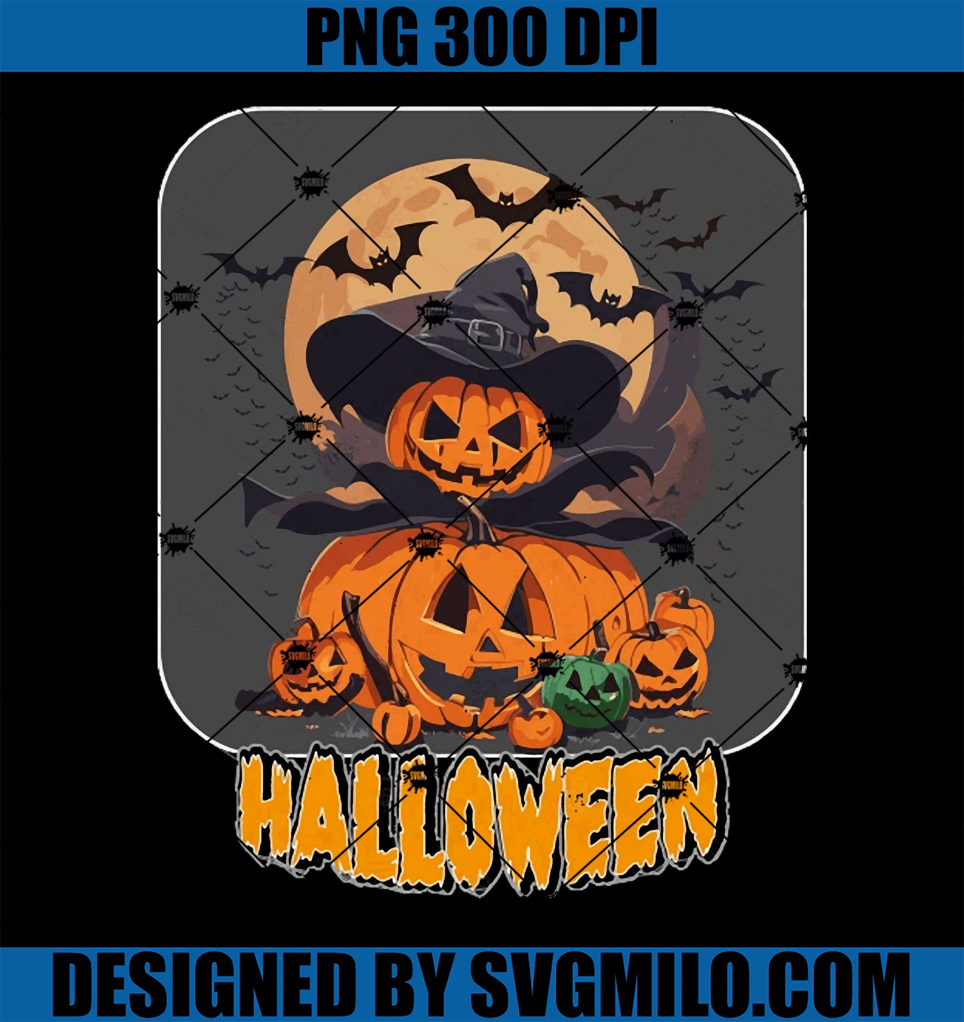 Pumpkin Witch PNG, Pumpkin Halloween PNG, Witch Halloween PNG