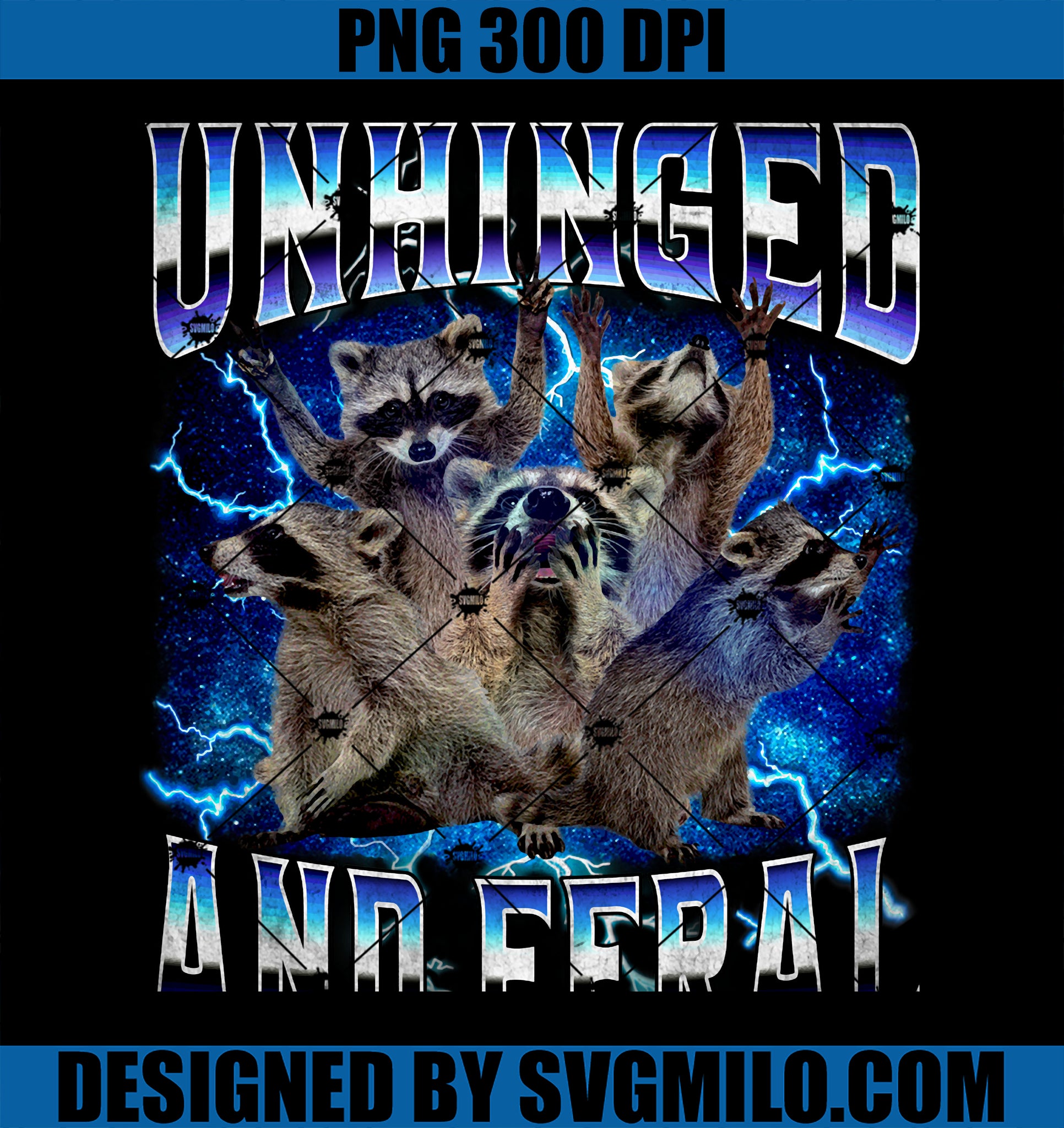 Crazy Raccoon Unhinged Raccoon Unhinged And Feral PNG, Funny PNG