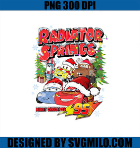 Radiator Springs Merry Christmas 95 PNG, Lighting Mcqueen Christmas PNG