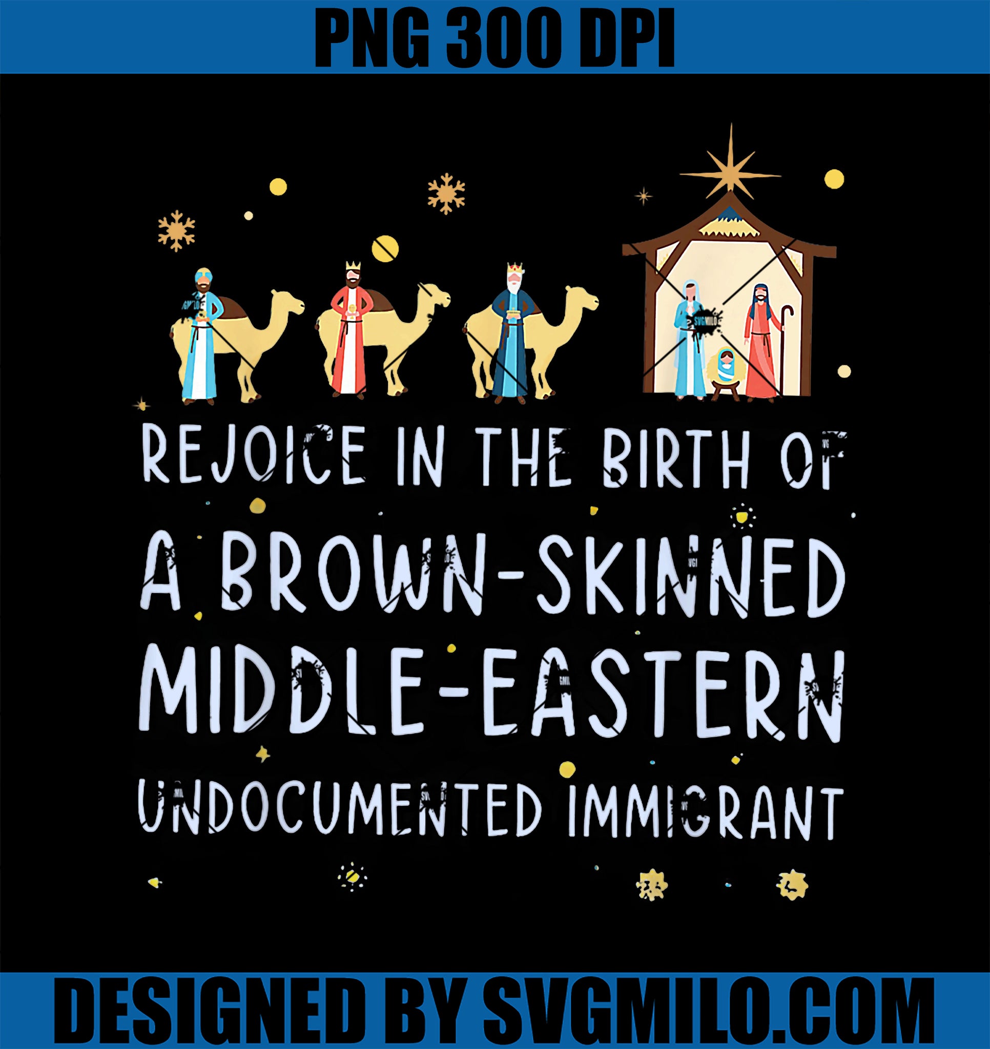 Rejoice In The Birth Of A Brown Skinned Middle Eastern PNG