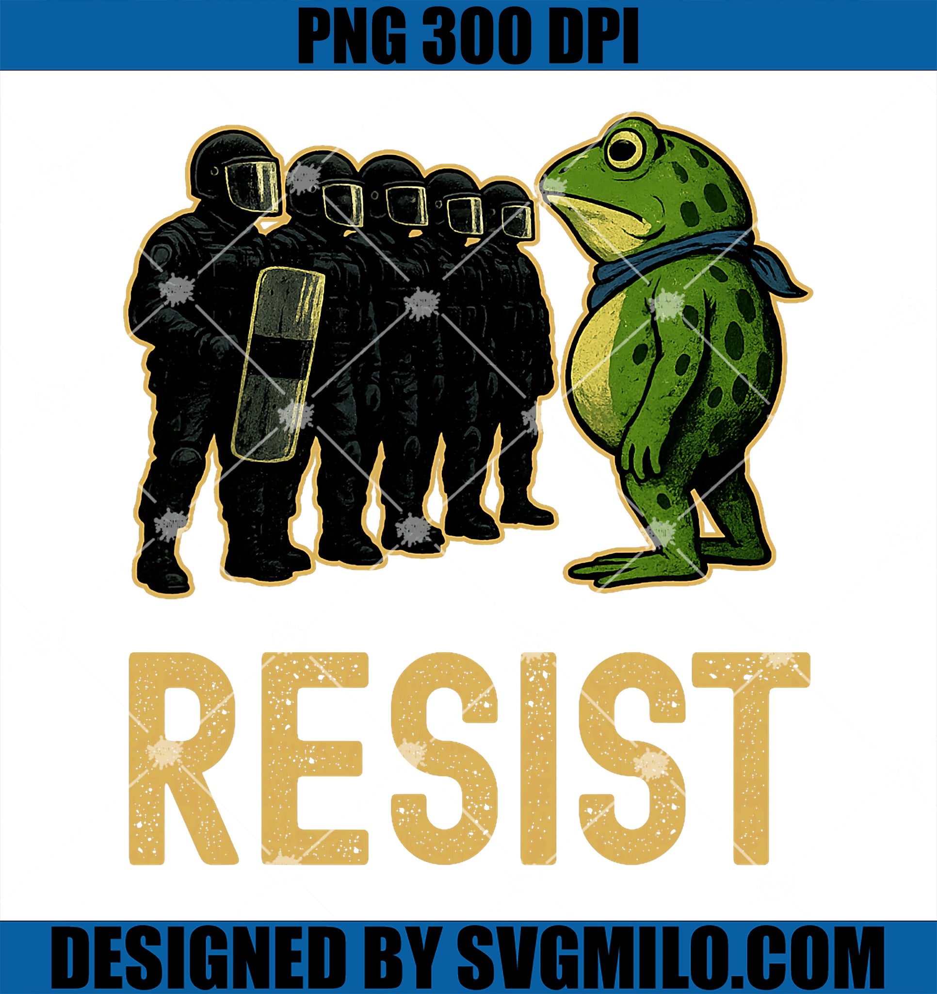 Resist PNG, Frog PNG