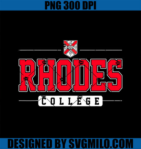 Rhodes College Vintage Sports PNG