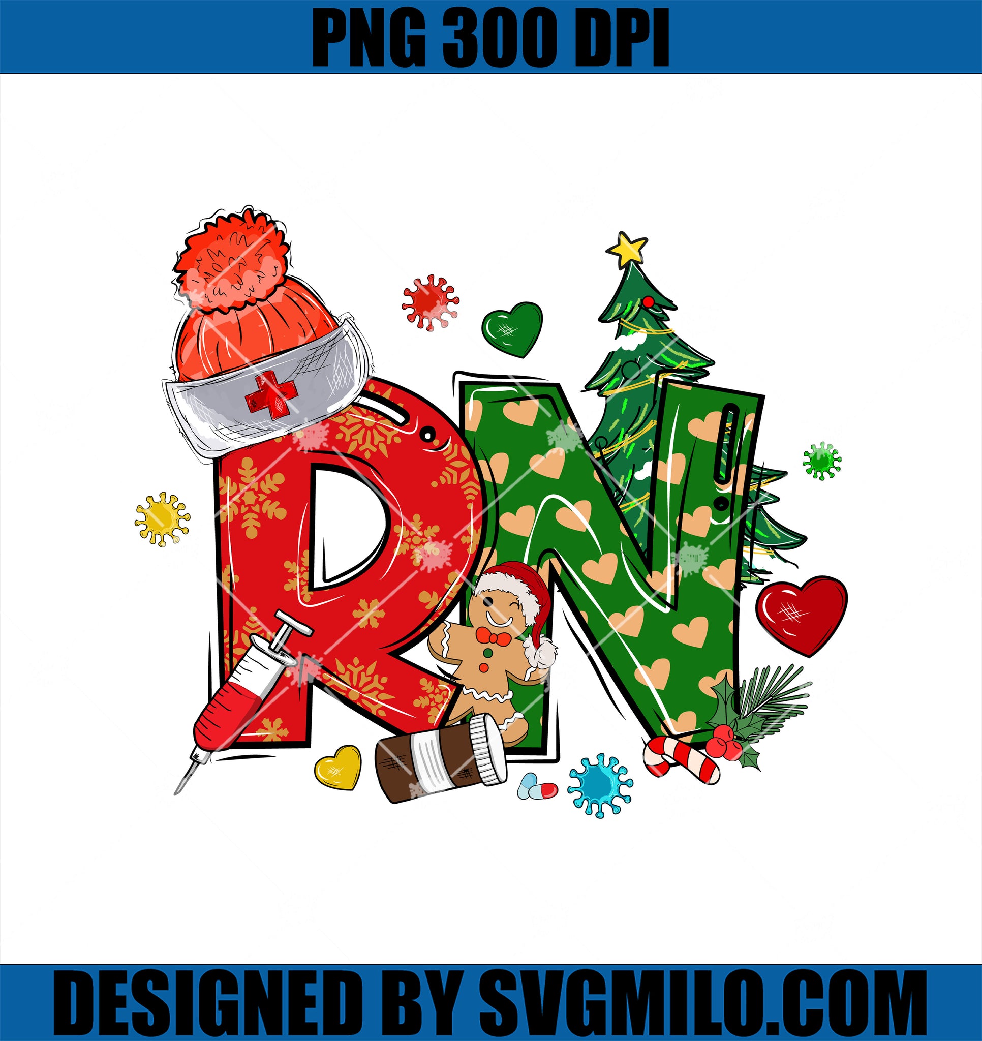 Rn Gingerbread PNG, Santa Gingerbread PNG