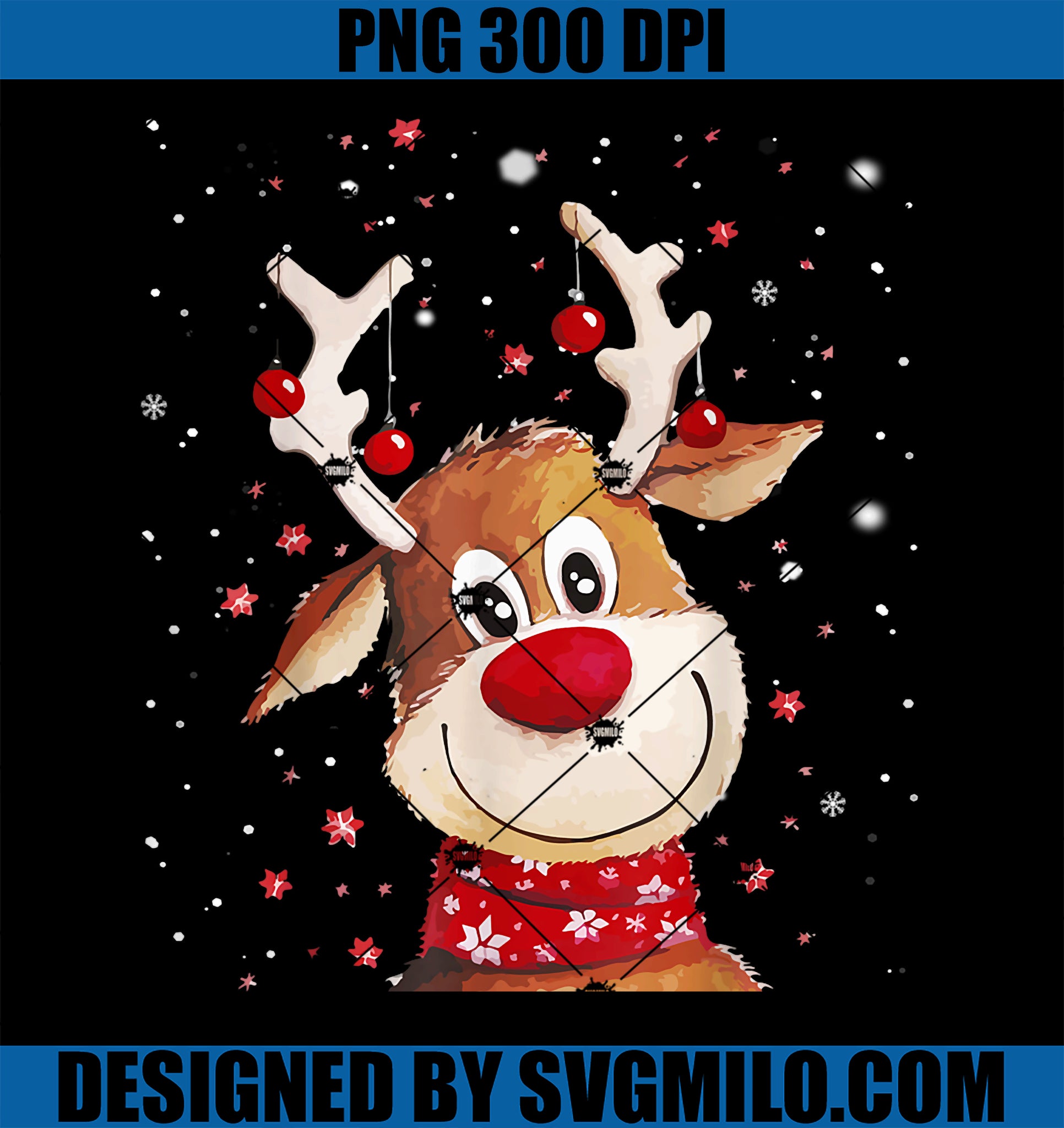 Rudolph Red Nose Santa Claus_s Reindeer PNG