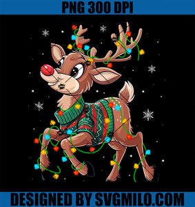 Rudolph The Red Nose Reindeer For Kids And Christmas PNG