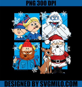 Rudolph The Red Nosed Reindeer PNG, Santa Yukon Elves Snow Yeti PNG