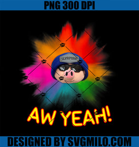 SLVRpork Color Blast PNG, Aw Yeah PNG