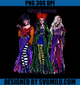 Sanderson Sisters Witches PNG, Hocus Pocus PNG