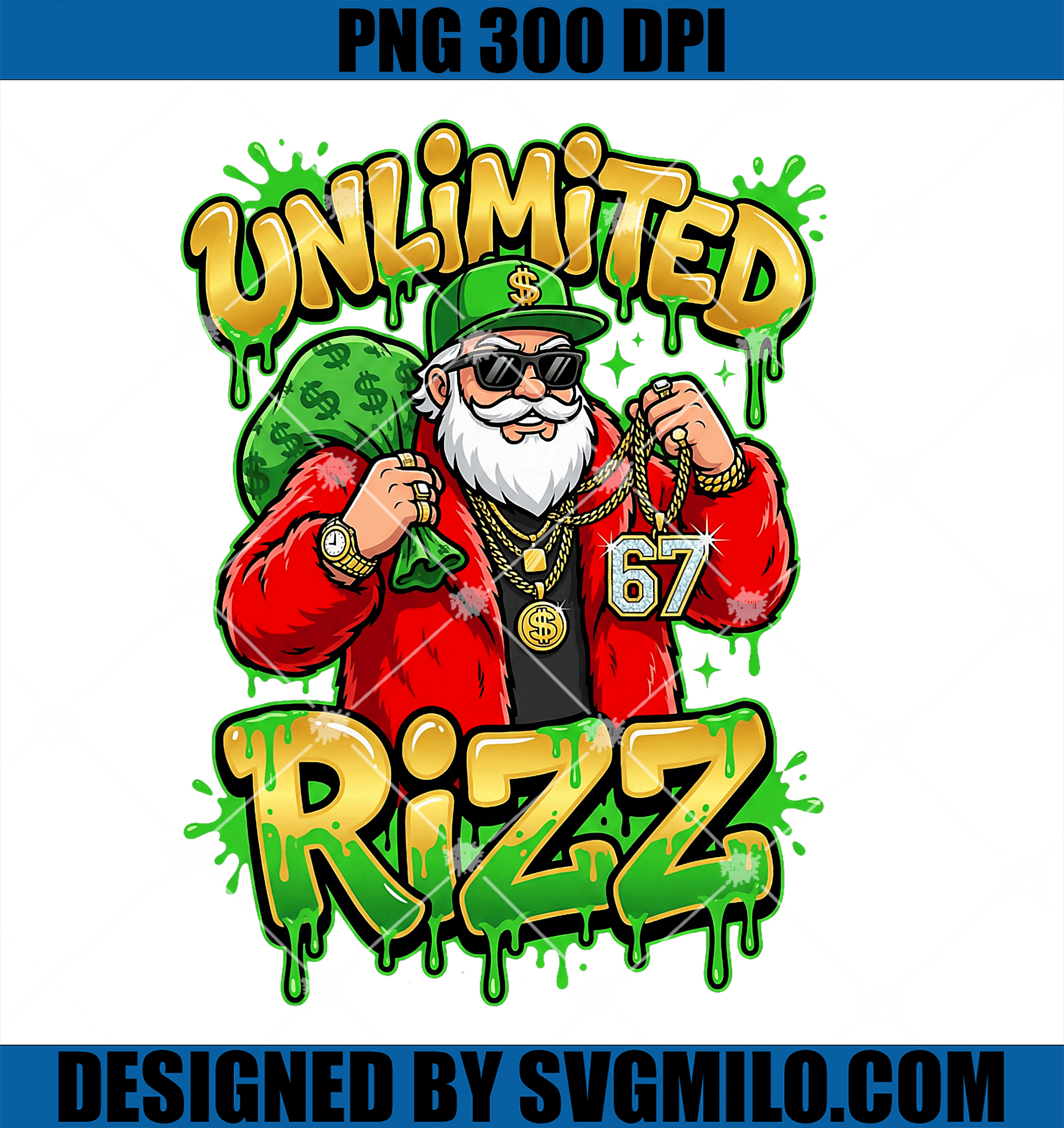 SantaUnlimitedRizz67PNG_FunnyS