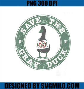 Save The Gray Duck PNG