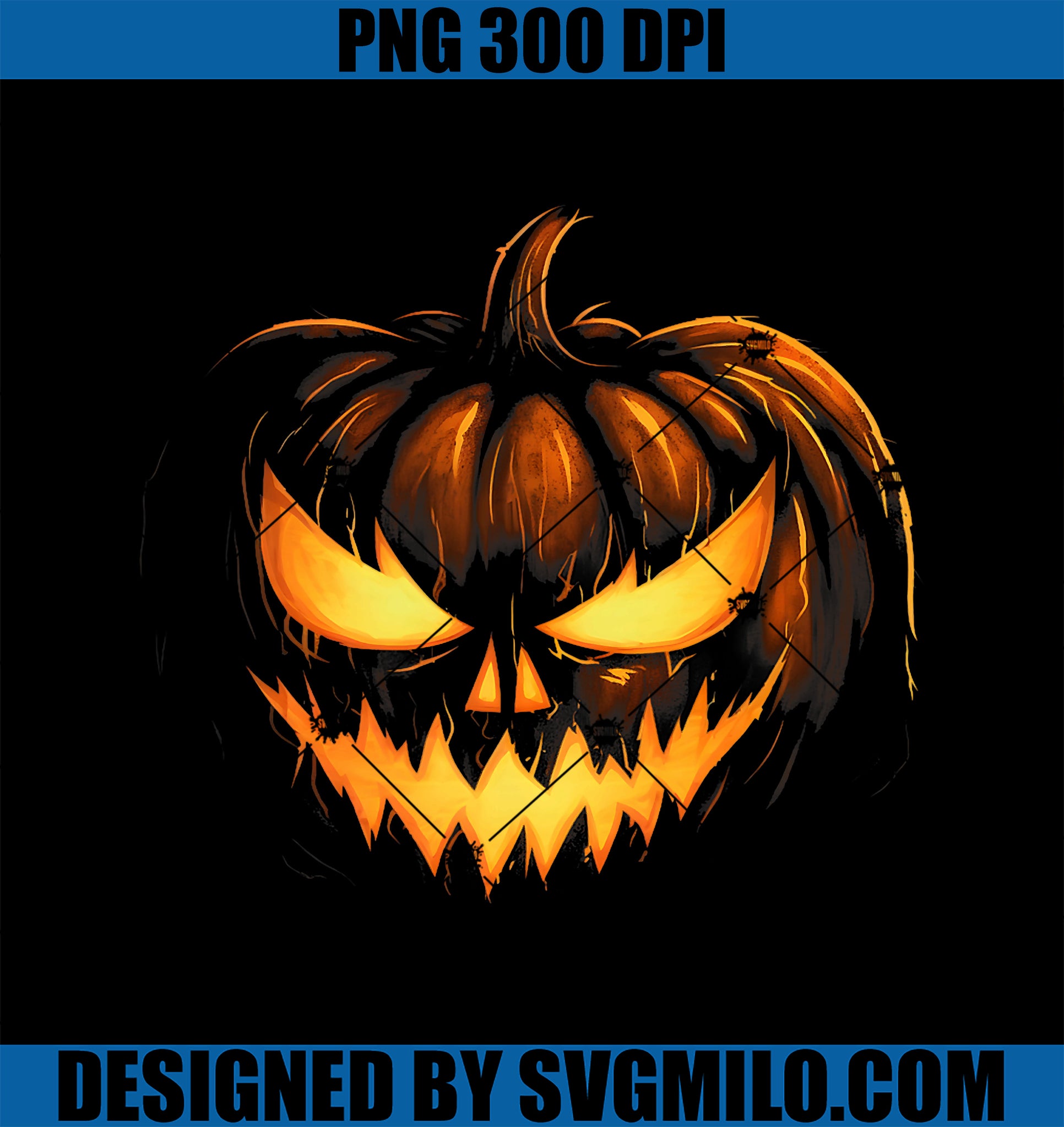 Scary Carved Pumpkin Face Jack O PNG, Lantern Halloween PNG