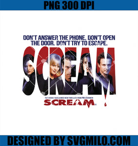 Scream PNG, Halloween Scream PNG
