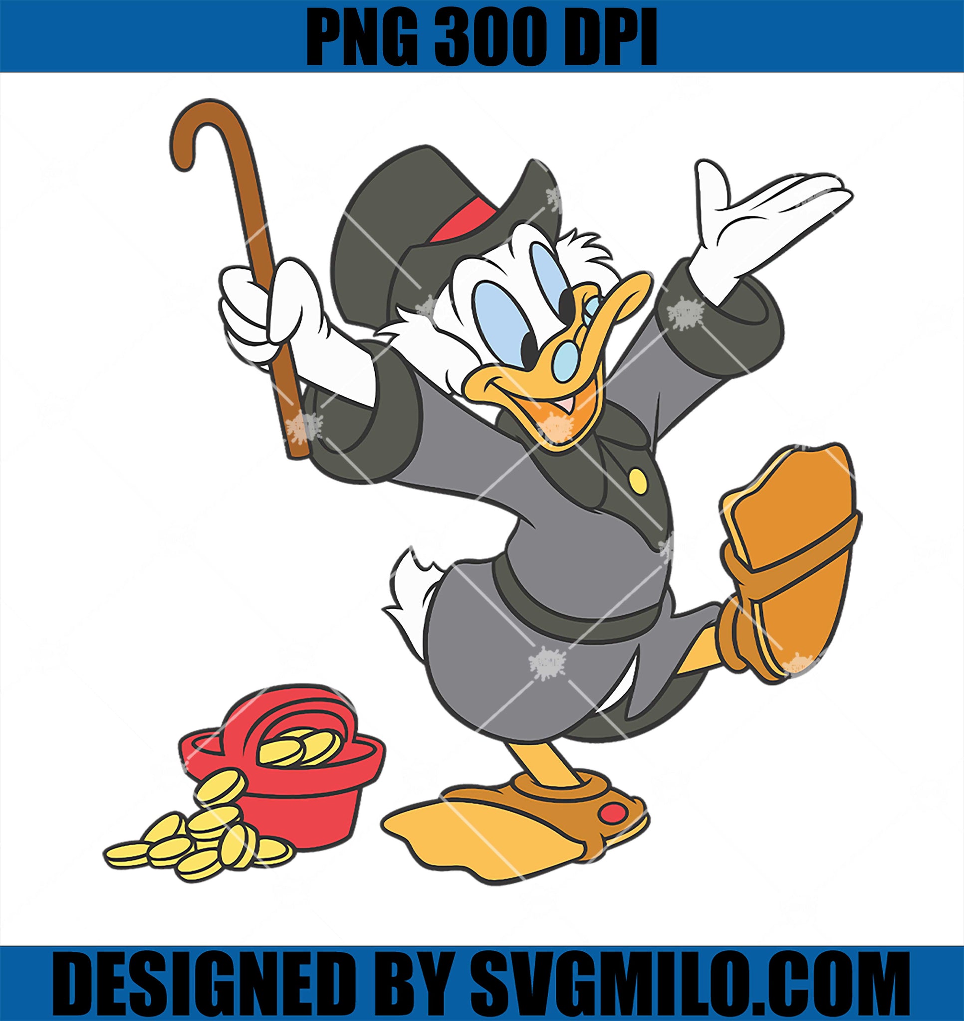 Scrooge McDuck PNG, Disney PNG