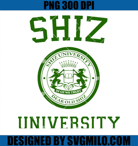 Shiz University Alumni Apparel PNG, Shiz Wicked PNG