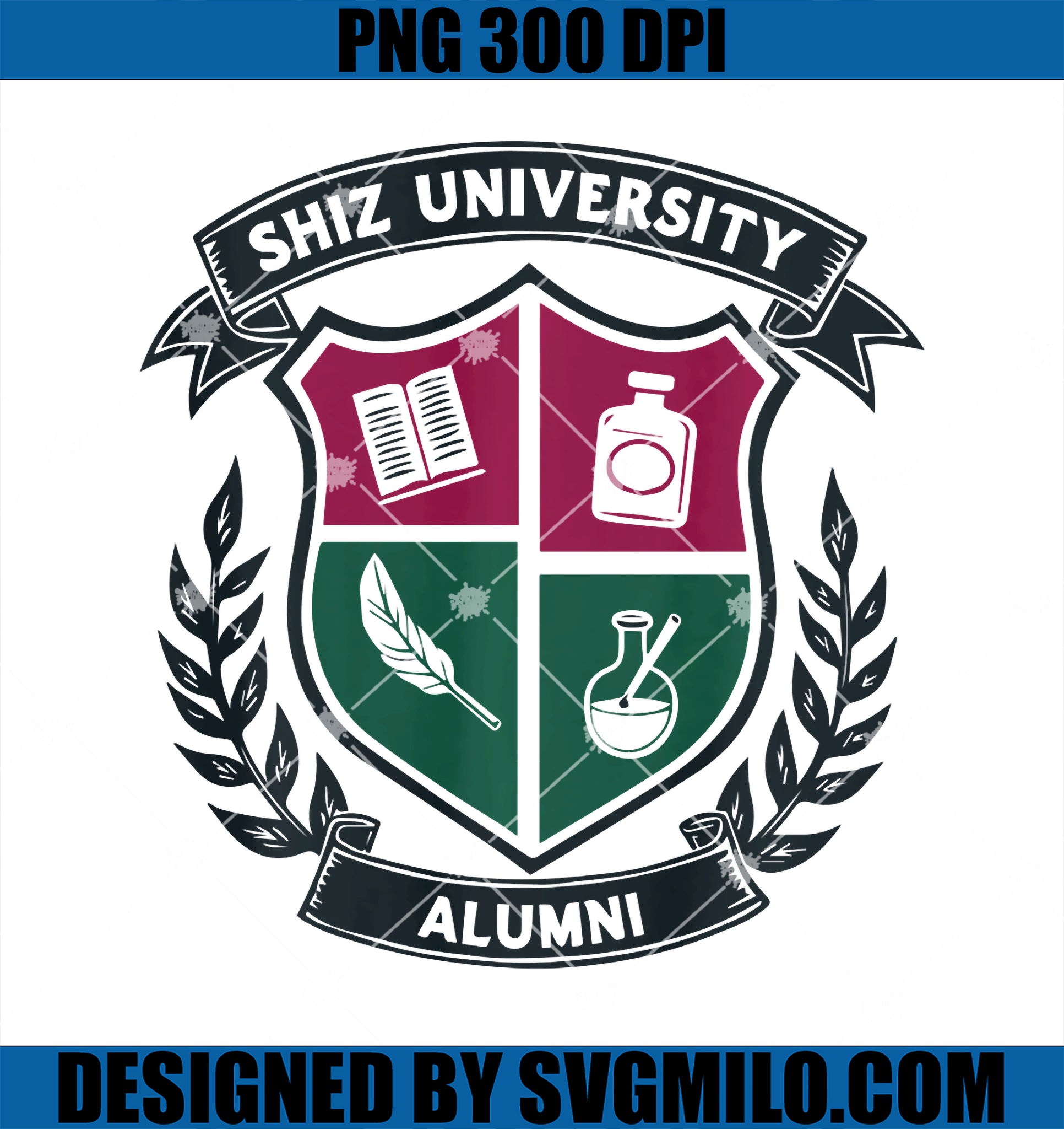 Shiz University Alumni Apparel PNG