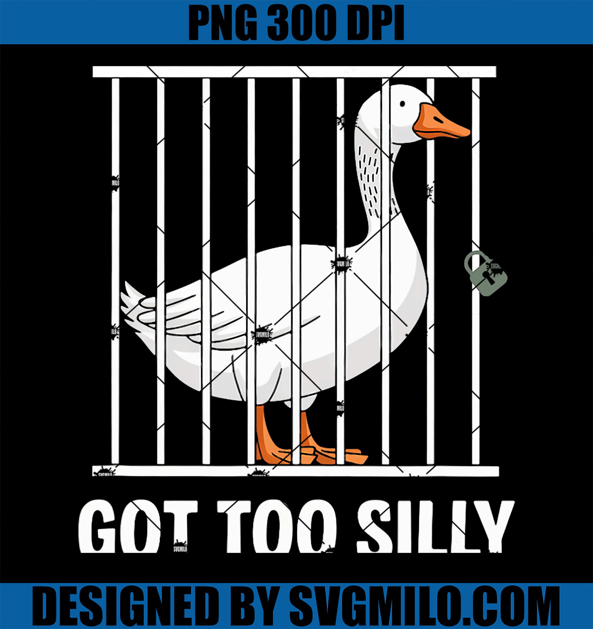 Silly Goose Tee Got too silly PNG