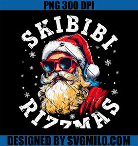 Skibidi Rizzmas Christmas Rizz Santa Claus Charisma PNG